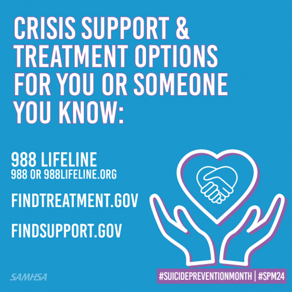 Crisis Support and Treatment: You Could Save a Life