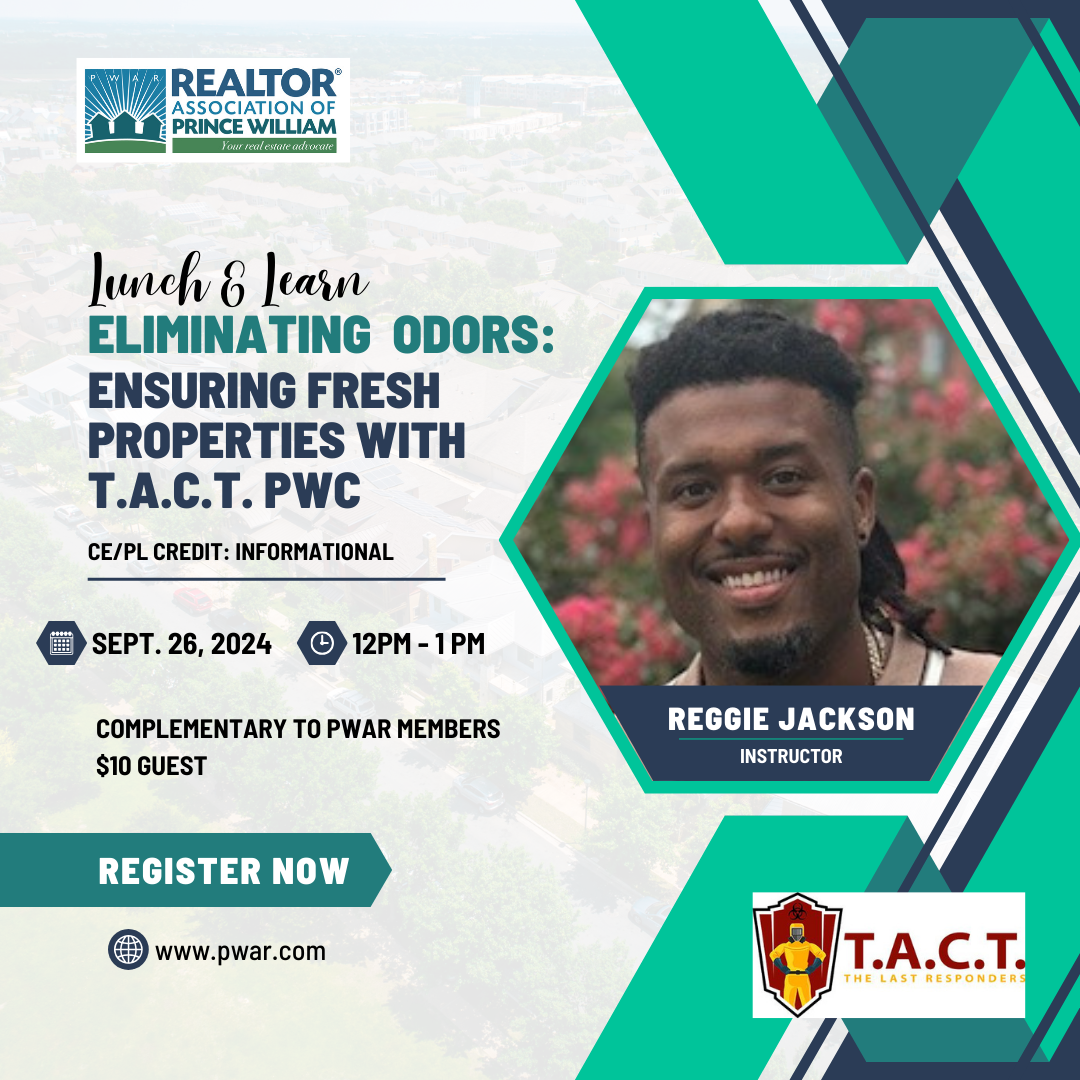 Lunch & Learn- Eliminating Odors: Ensuring Fresh Properties with T.A.C.T. PWC